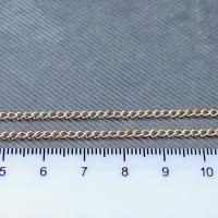 Цепочка золотистый родиевое покрытие 3,3х2,2 мм 1 м