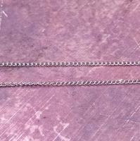 Цепочка серебристый родиевое покрытие 3,3х2,2 мм 1 м
