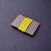 Нить для рукоделия, шнур для плетения браслетов, украшений, нейлоновая нить Шамбала 1,1 мм ярко-желтый 3 м