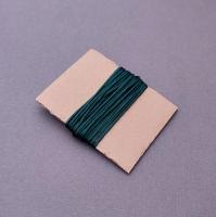 Нить для рукоделия, шнур для плетения браслетов, украшений, нейлоновая нить Шамбала 1,5 мм темно-зеленый 3 м