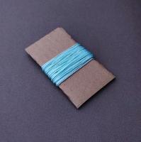Нить для рукоделия, шнур для плетения браслетов, украшений, нейлоновая нить Шамбала 1,5 мм светло-голубой 3 м
