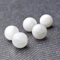 Бусина Лунный камень Адуляр белый гладкий шар 9,8-10,5+- мм