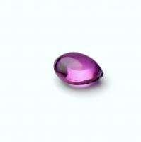 Бусина Кварц розово-фиолетовый гладкий панделок 13-14х10-12 мм