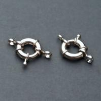 Замочек-кольцо шпрингельный серебристый 17 мм