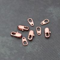 Замочек золотистый розовая позолота 10 мм 4 шт.