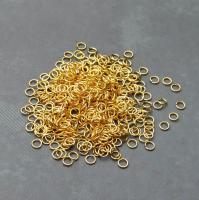 Колечки соединительные золотистый одинарные 5х1 мм 500 шт.