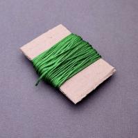Нить для рукоделия, шнур для плетения браслетов, украшений, нейлоновая нить Шамбала 1,5 мм светло-зеленый 10 м