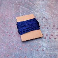 Нить для рукоделия, шнур для плетения браслетов, украшений, нейлоновая нить Шамбала 1,5 мм темно-синий 10 м