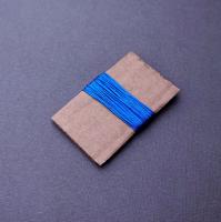 Нить для рукоделия, шнур для плетения браслетов, украшений, нейлоновая нить Шамбала 0,9 мм ярко-синий 3 м