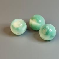 Бусина Пектолит (зеленый ангелит) гладкий шар 11,8-12,4+- мм 3 шт.