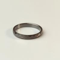 Кольцо Керамика черный граненый 18,5 размер