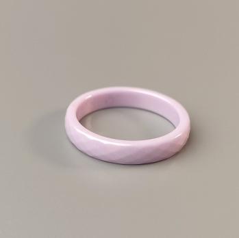 Кольцо Керамика фиолетовый граненый 19 размер