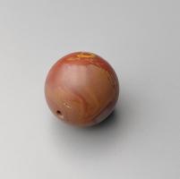 Бусина Яшма нореена (норена) гладкий матовый шар 22+- мм класс В